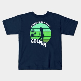 World's Okayest Golfer Kids T-Shirt